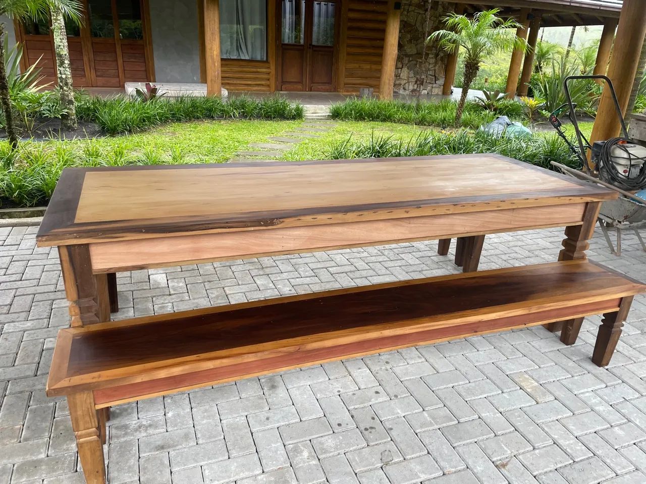 Mesa de Jantar de Madeira Maciça - Foto 4