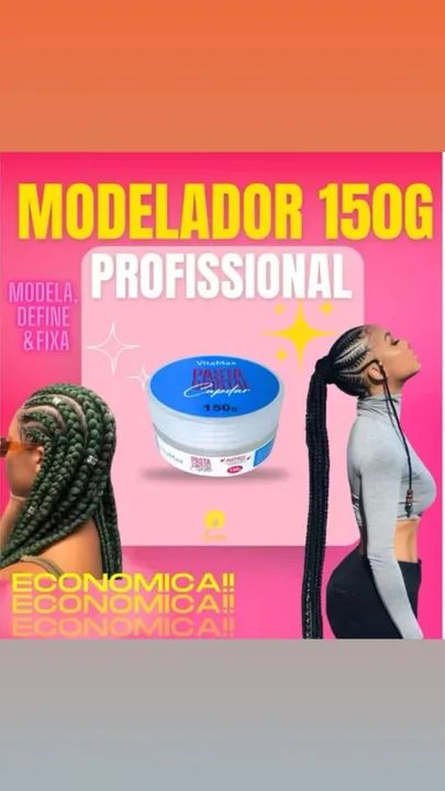 Pomada modeladora para tranças 