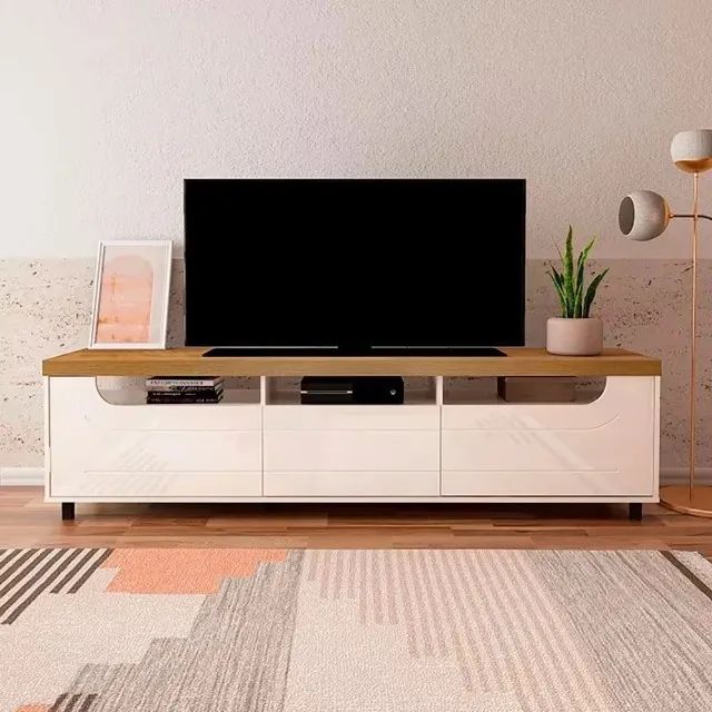 Rack Para TVs Até 80 Polegadas Portas e Gaveta 2.0M. Produto Novo Direto de Fábrica!
