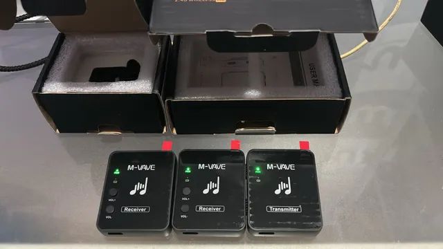 M VAVE ULTIMO KIT para Carnaval 01 transmissor e 02 receptores 