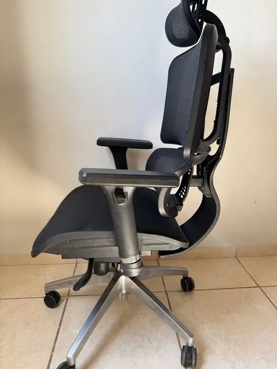 Cadeira de Escritório Giratória com Rodinhas - Foto 2