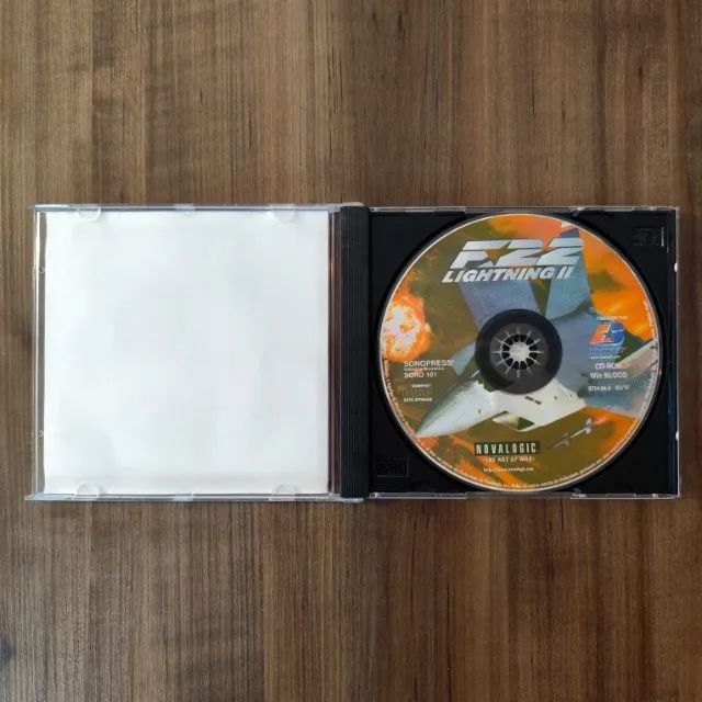 CD-ROM Jogo PC F22 Lightning II *original - Foto 3