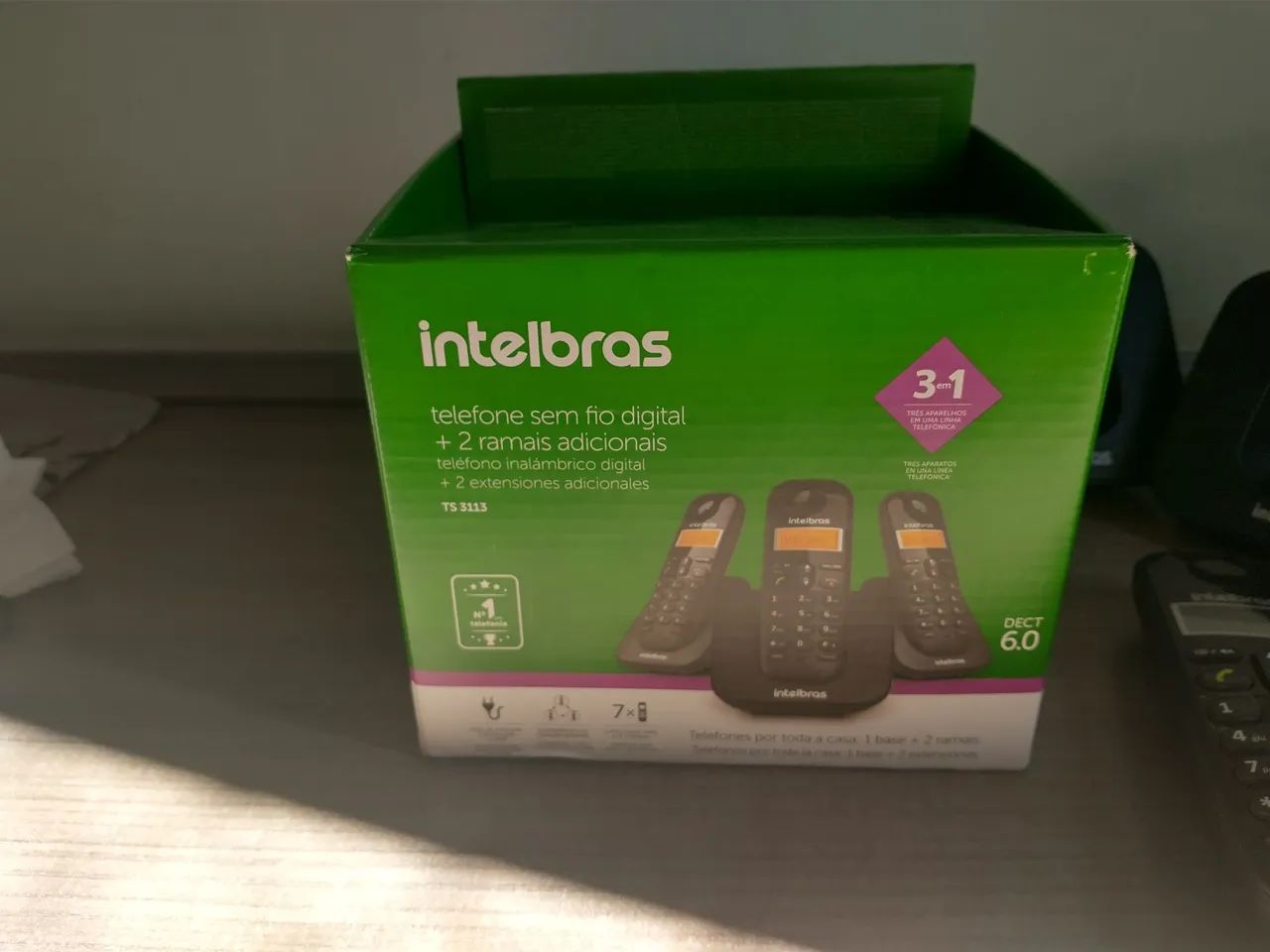 Telefone fixo sem fio Intelbras TS 3110 - Foto 4