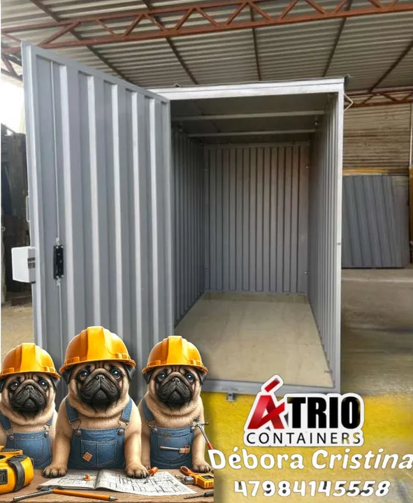 Container para canteiro de obra desmontável 