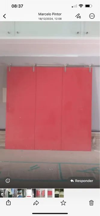 Portas de madeira novas 2,64x2,56 - Foto 2