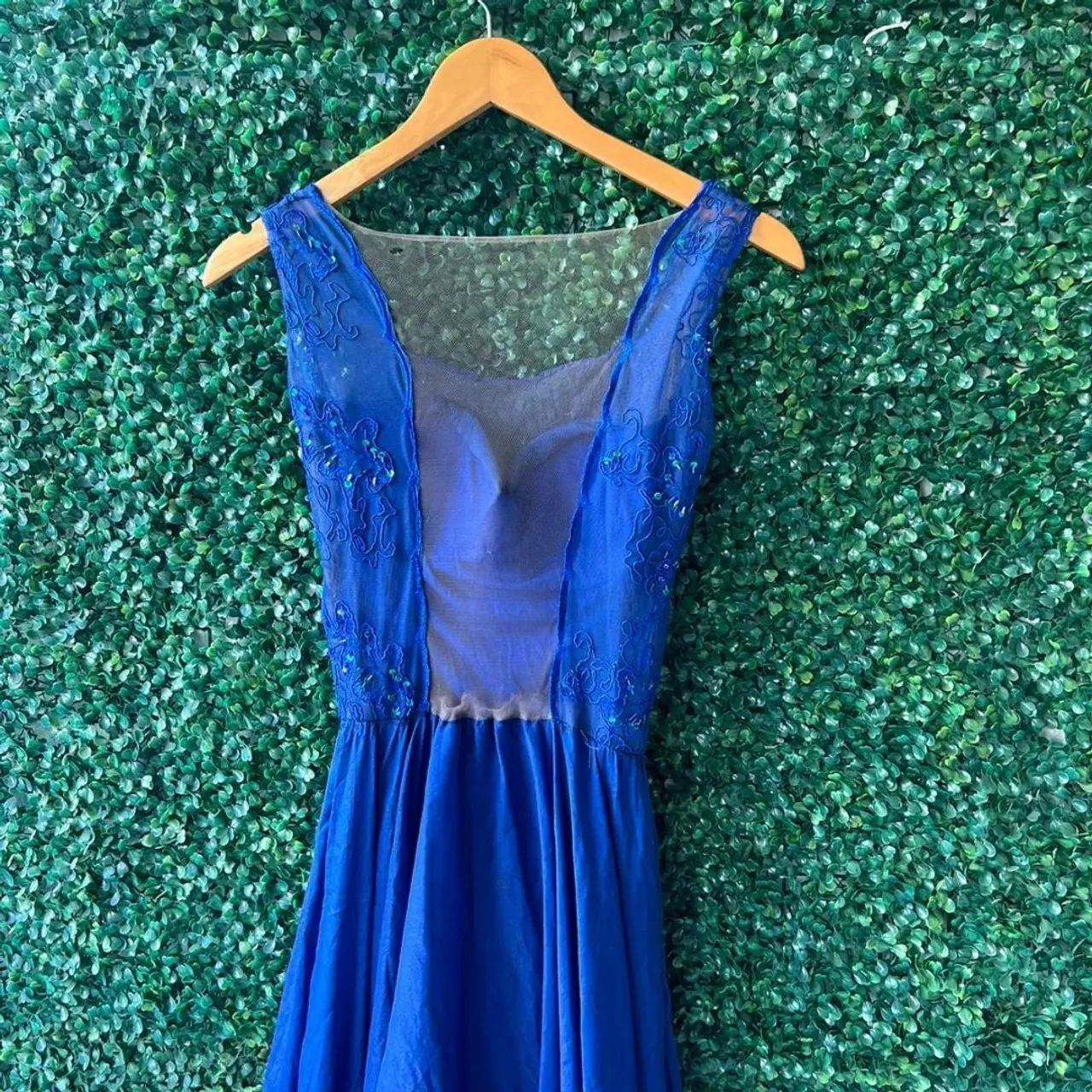 VESTIDO DE FESTA AZUL - Foto 2