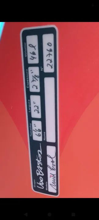 Prancha de Surf NOVA  6'6 Udo bastos - Foto 5