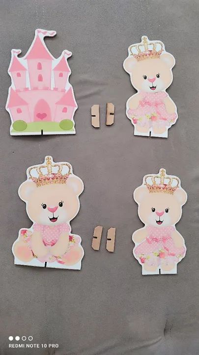 Display Ursinha Princesa 