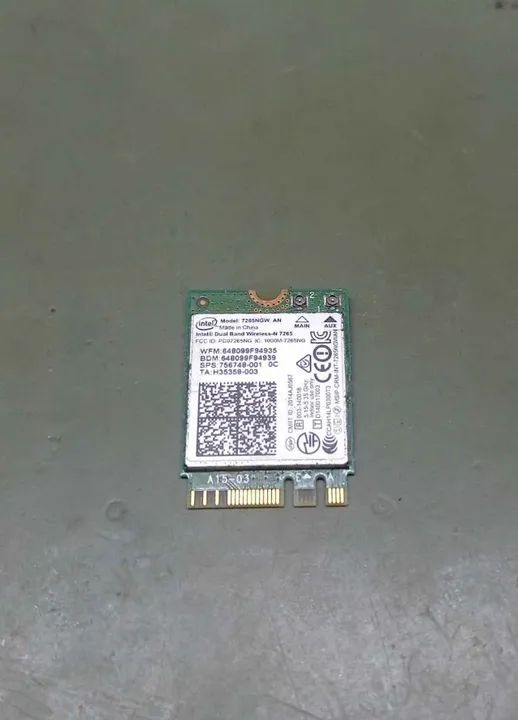 Placa wifi Intel 7265NGW Bluetooth 4.2 Dual Band