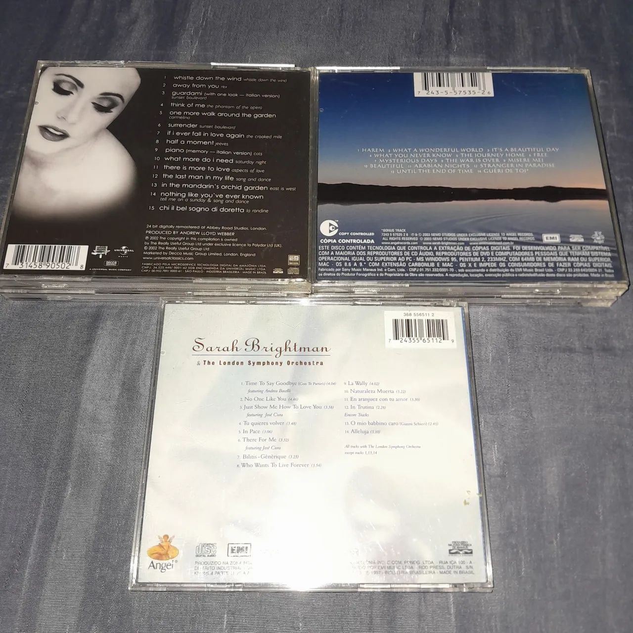 Lote 7 cds e dvd sarah brightman-leia - Foto 4