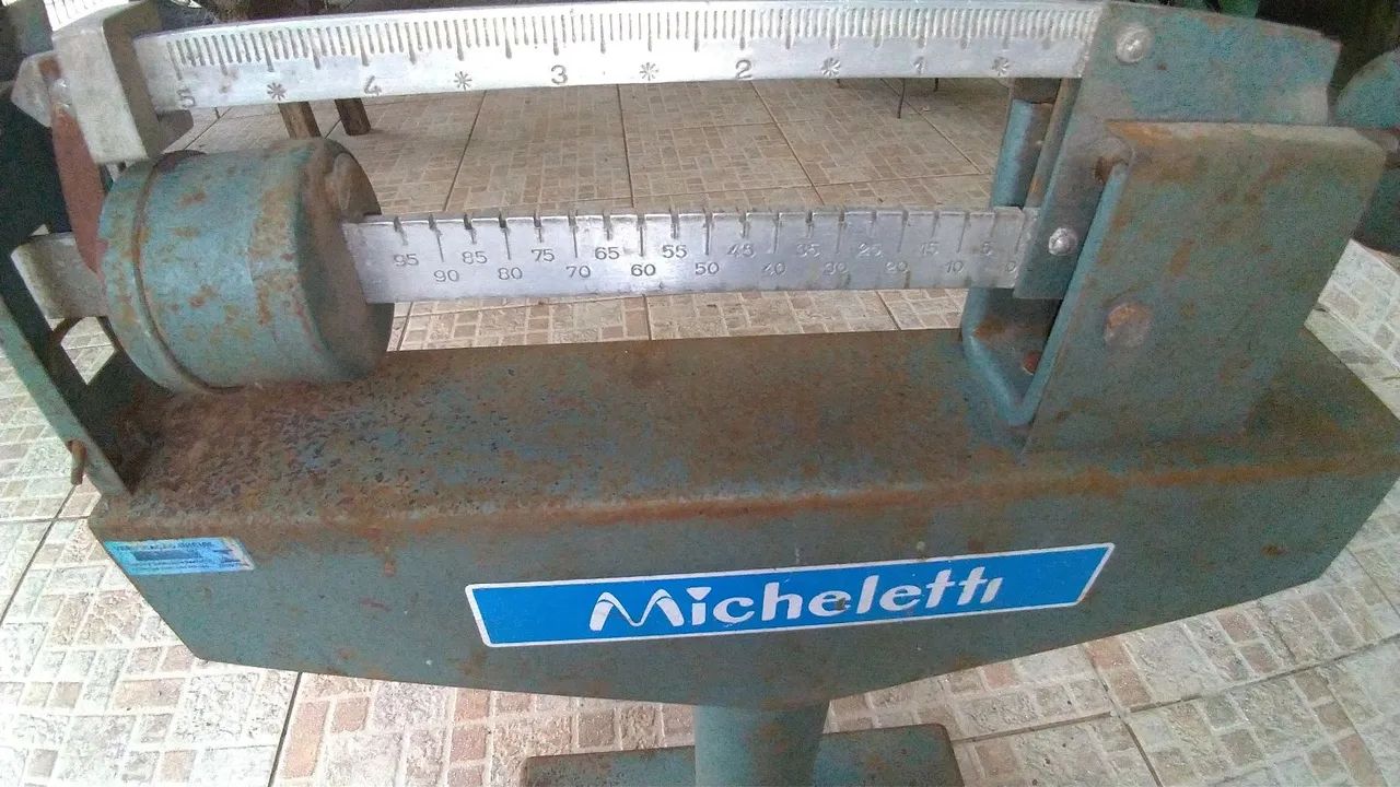 Balança plataforma antiga 100kg  - Foto 3