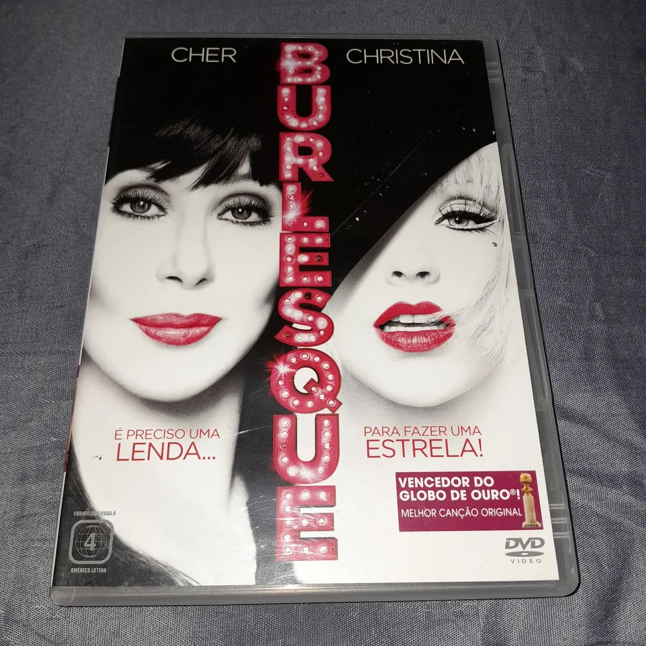Dvd burlesque christina aguilera e cher