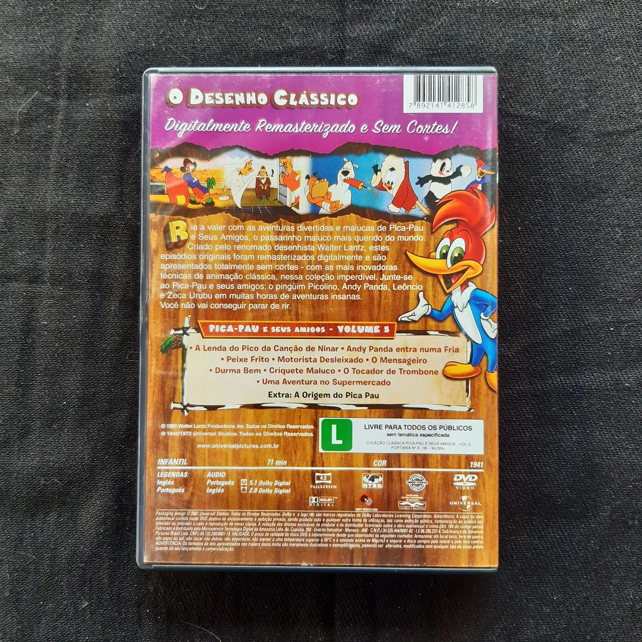 DVD Pica-Pau e Seus Amigos - Volume 5 - Coleção Classi - Foto 2