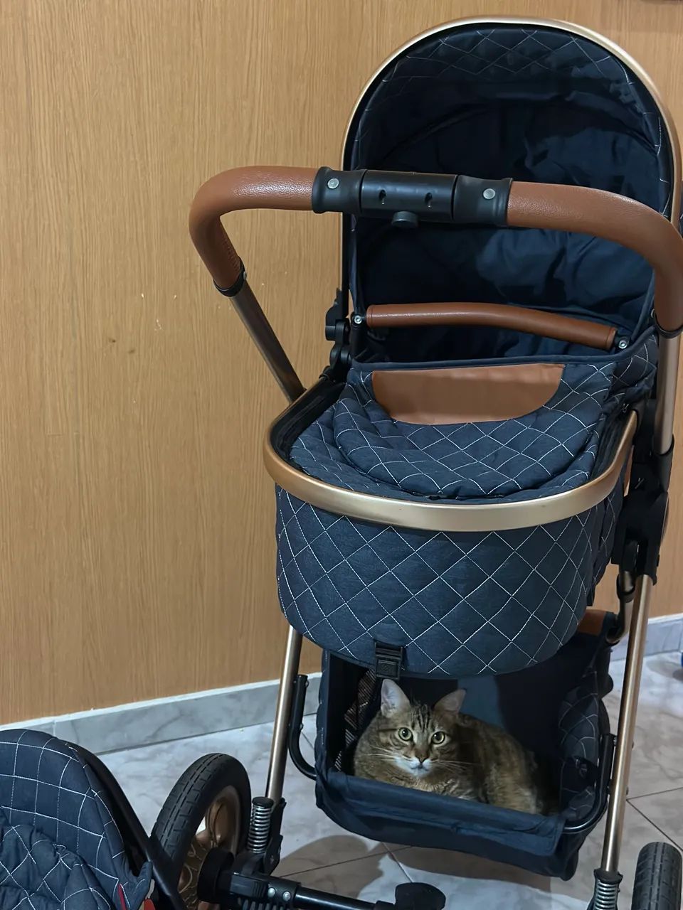 carrinho de bebê europeu + bebê conforto  - Foto 2