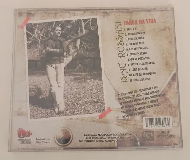 CD - Isac Rossani - Coroa da Vida (Lacrado) - Foto 3