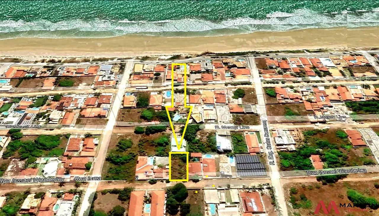 Terreno em Praia de Cotovelo, 15x30, murado, poço tubular, boa localização.