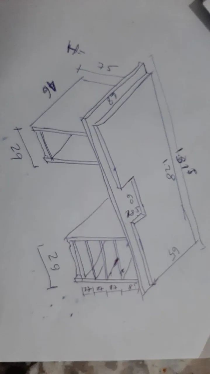 Mesa de escritório feita de  granito preto  - Foto 6