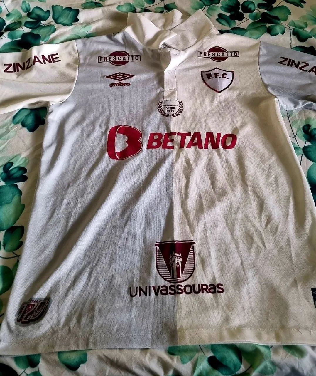 Camisa Fluminense 120 anos. Cinza e branca de jogo - Foto 2
