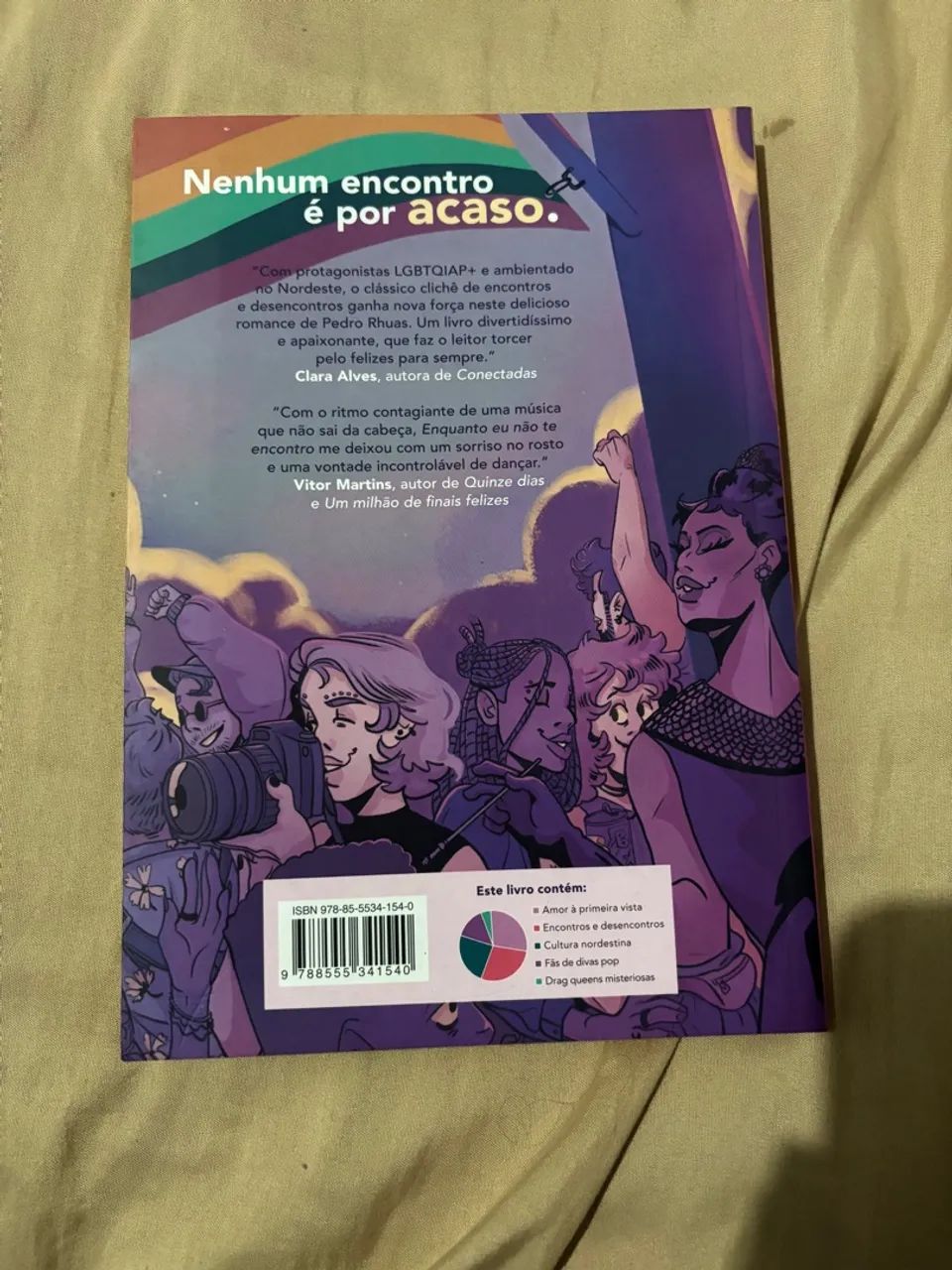 NUNCA USADO - Livro Enquanto Eu Não Te Encontro - Pedro Rhuas - Foto 2