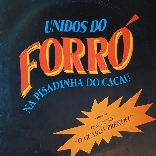 disco de vinil lp unidos do forró - na pisadinha do cacau