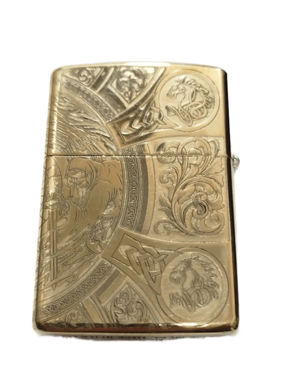 Isqueiro Zippo 4 cavaleiros apocalipse novo com case de acrílico - Foto 5