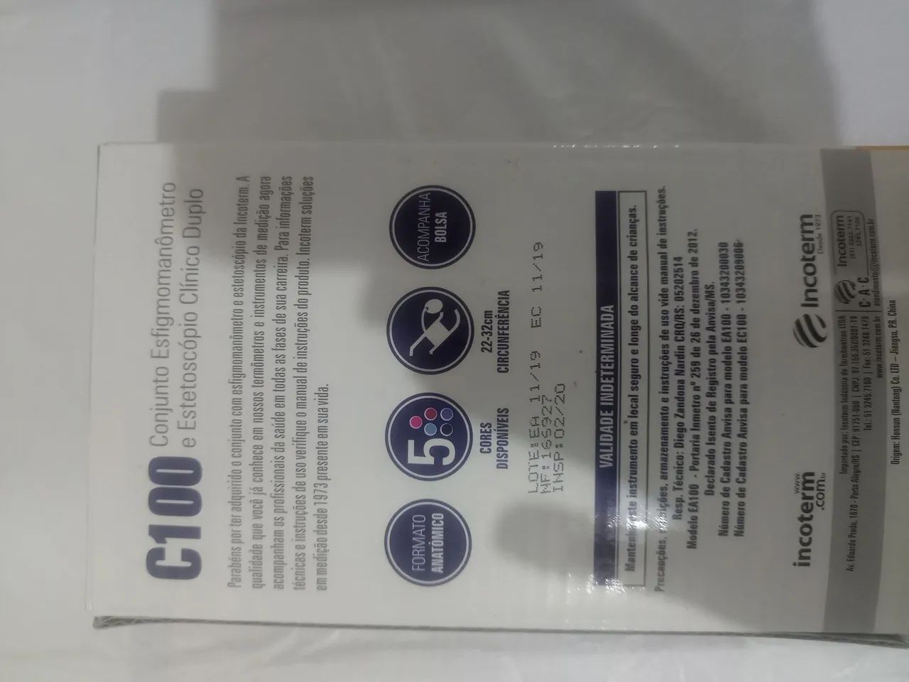 Kit Enfermagem Estetoscópio e manômetro - Foto 5