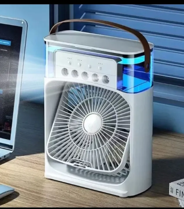 Mini ventilador umidificador