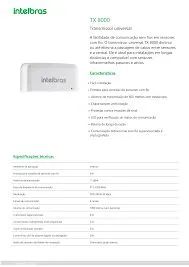 Transmissor universal TX 8000 Intelbras - sensores de Abertura wifi  - Foto 2