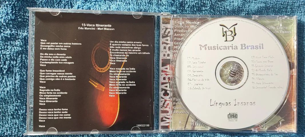CD Musicaria Brasil - Línguas Insanas - Foto 3