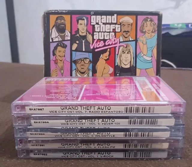 Gta Vice City Official Soundtrack Box Set - Jogos de Vídeo Game