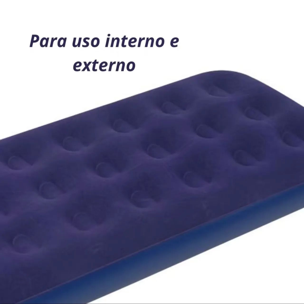 Colchão solteiro inflável, conforto e qualidade - Foto 2