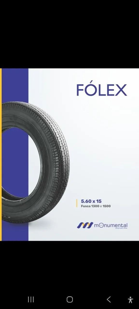 PNEU FUSCA 5.60/15 MONUMENTAL