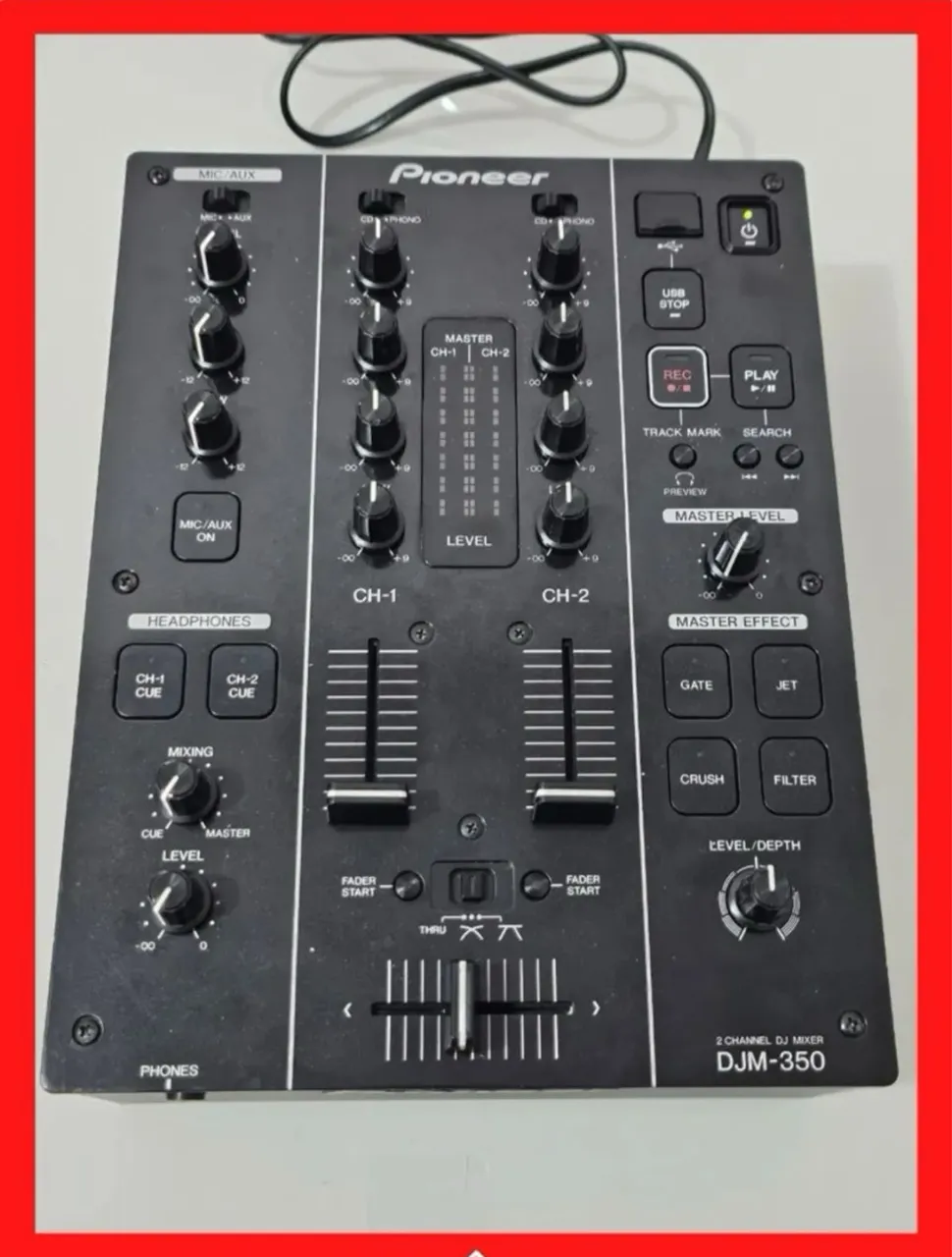 DJ機材 Pioneer DJM-350 DJ MIXER Mixer Pionner DJM 350 Ps.12815.2246 - Mixer Pionner DJM 350