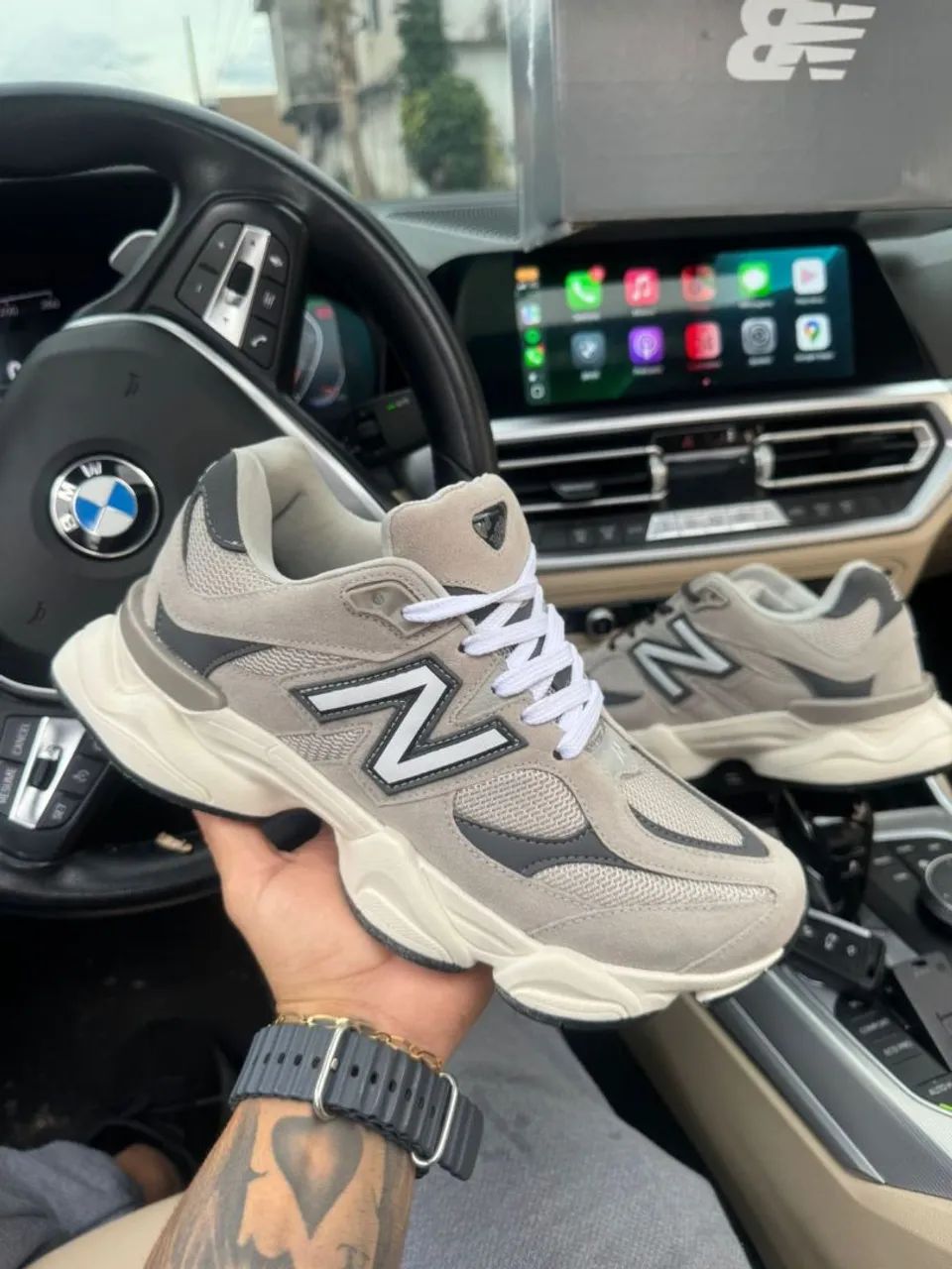 Tênis New Balance 9060 - Black/White - Foto 3