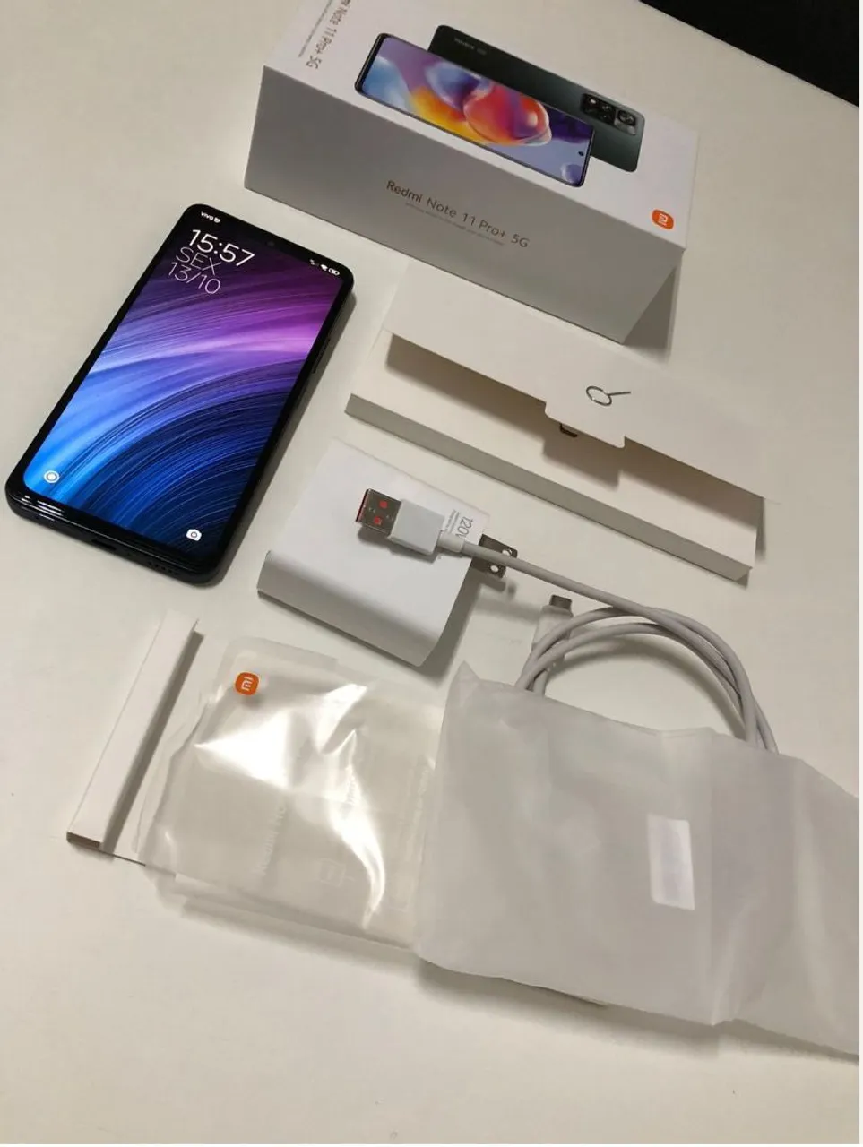 redmi note 11 pro+ 5g forest gren 8gb ram 128gb rom produto pouco usado