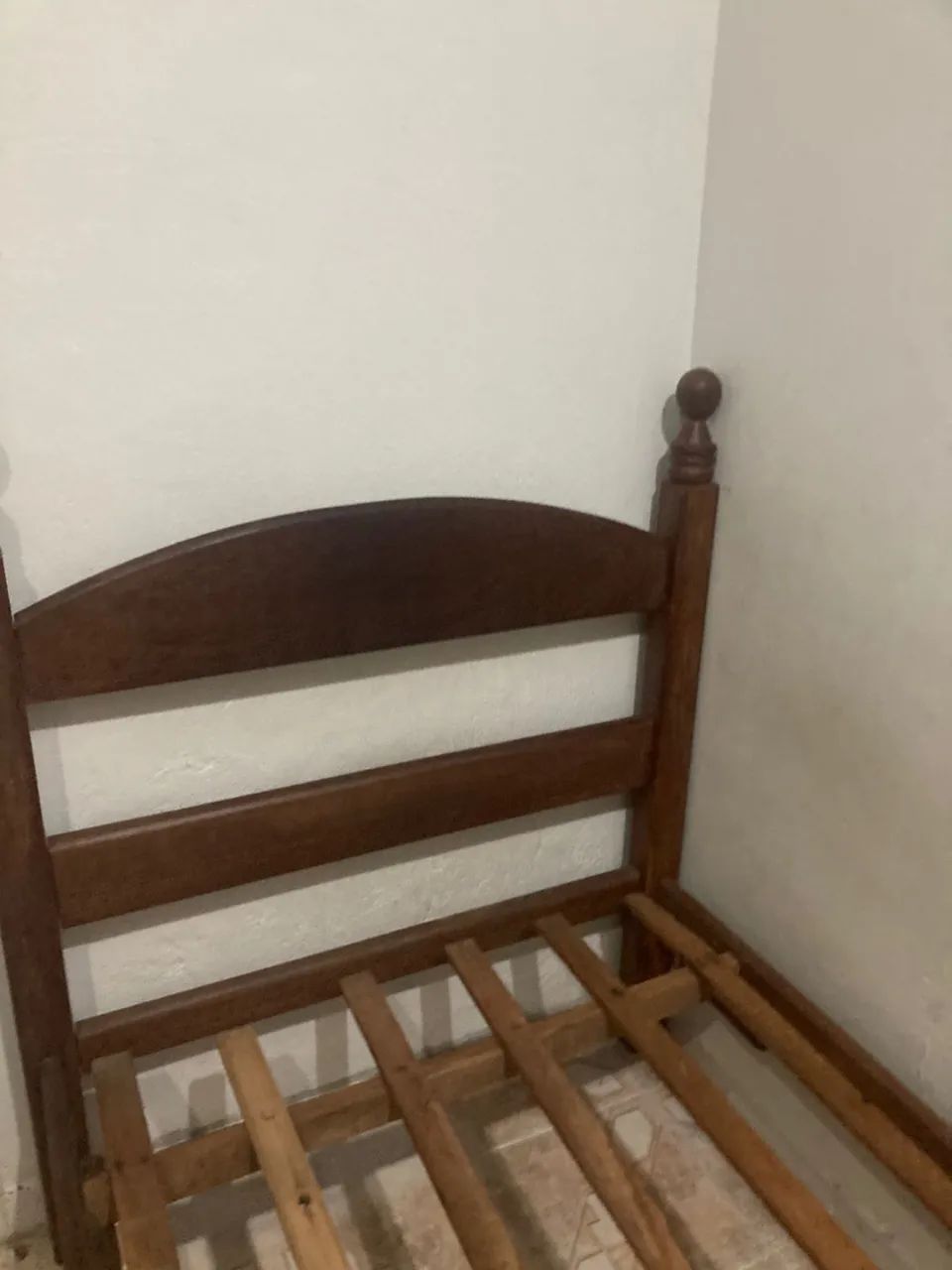 Cama de solteiro de sucupira  - Foto 3