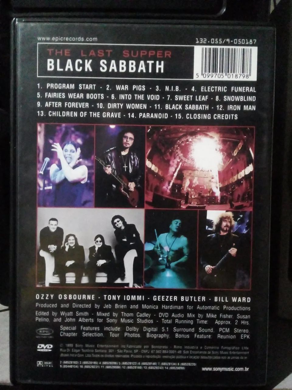 Black Sabbath - The Last Supper DVD 2015 novíssimo! - Foto 2