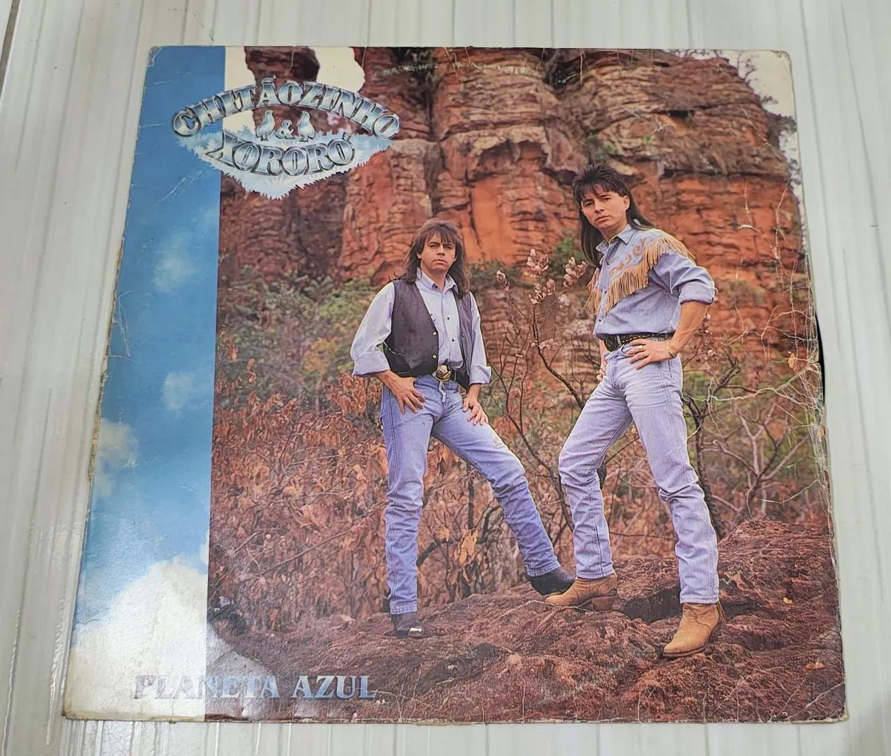 LP Vinil- Chitãozinho e Xororó - Planeta Azul