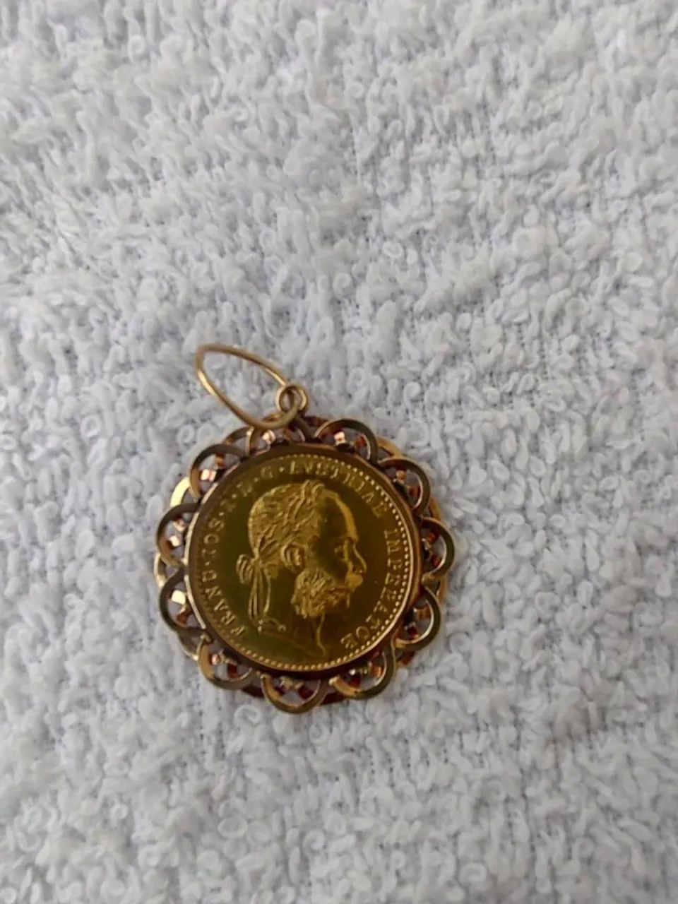 Moeda Áustria 1 Ducado 1915. 3,49 Gramas Ouro Puro 24K 986 - Foto 2