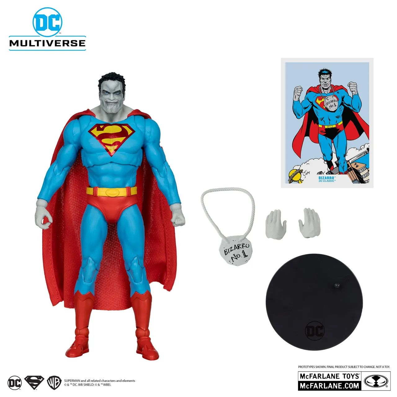 Bizarro McFarlane DC Classic Capa Tecido - Foto 2