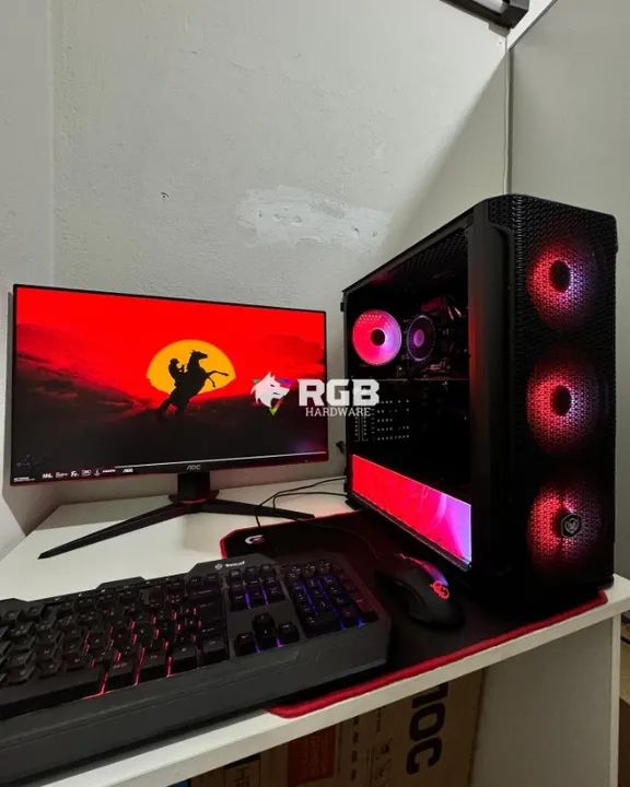 PC Gamer COMPLETO intel core i3 + RTX2060+ 1 ano de garantia e em até 12x