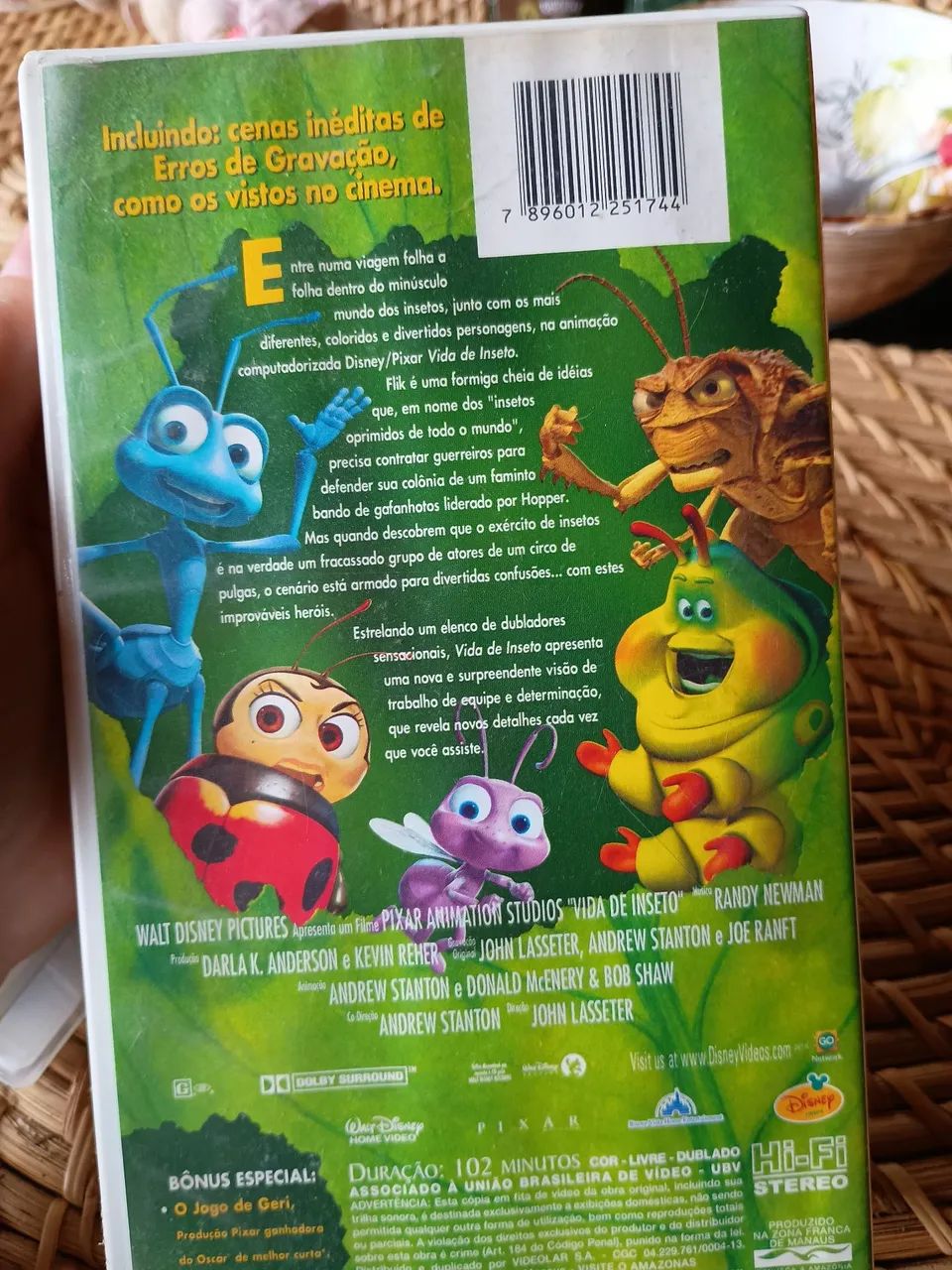 VHS Monstros S.A. , Vida de Inseto , A era do Gelo- Dublados - DVD
