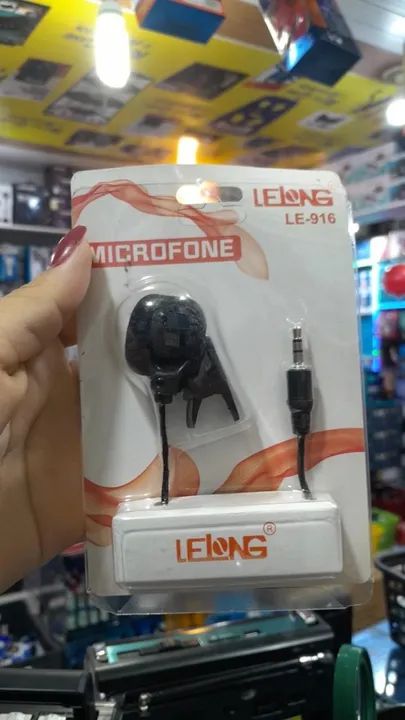 Microfone de Lapela P2 - Entrega Grátis