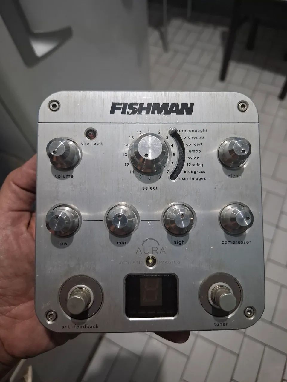 Fishman Aura Spectrum Acoustic Imaging Pedal - Instrumentos
