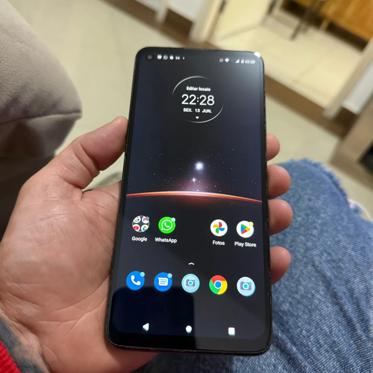 Moto G9 Plus Dourado