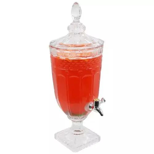 Suqueira Dispenser Bebidas Água Suco 3 Litros Cristal Luxo - Foto 4