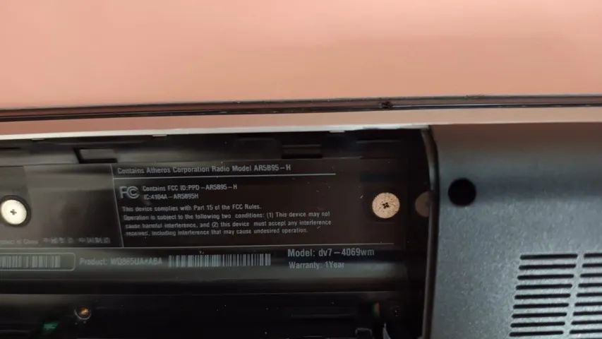 Notebook HP Pavilion DV7-4069 wm- tela 17,3?-AMD PHENOM II N830 2.1GHZ/4GB - Foto 6