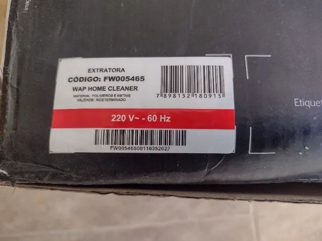 Extratora Wap Home Cleaner 220 Volts - Produto Novo - Foto 3