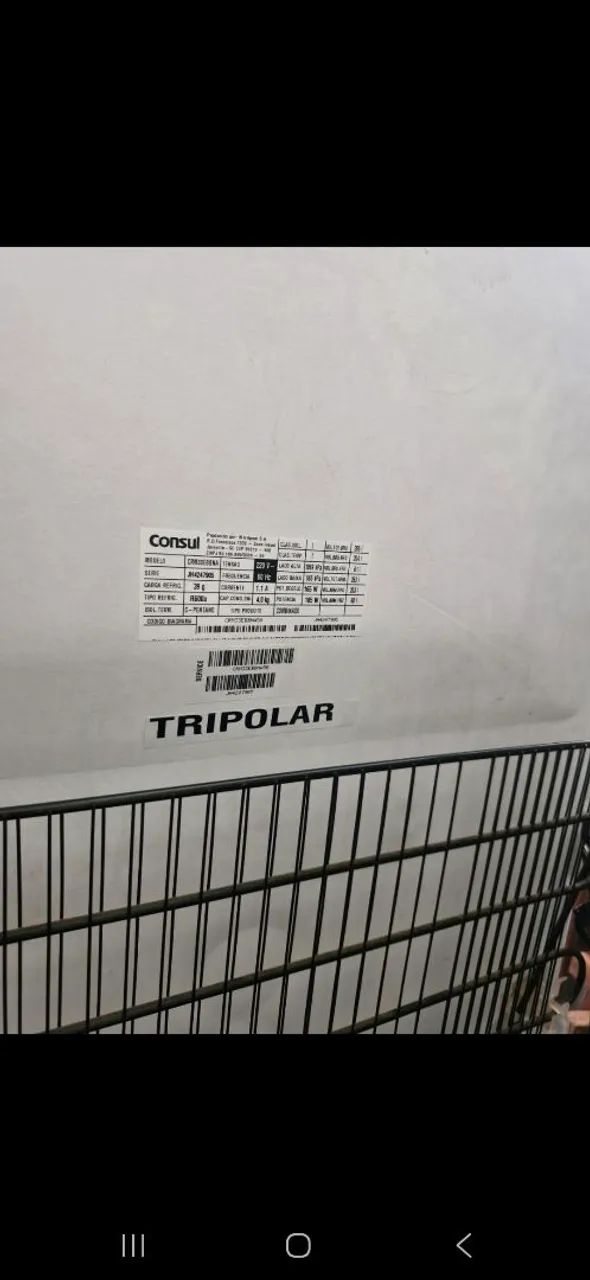 Geladeira forstfree  consul usada, funcionando perfeitamente , nunca precisou de reparo - Foto 5