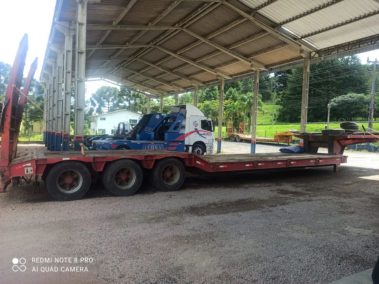 Carreta Prancha Rampa Pescoço 3 eixos - Foto 2